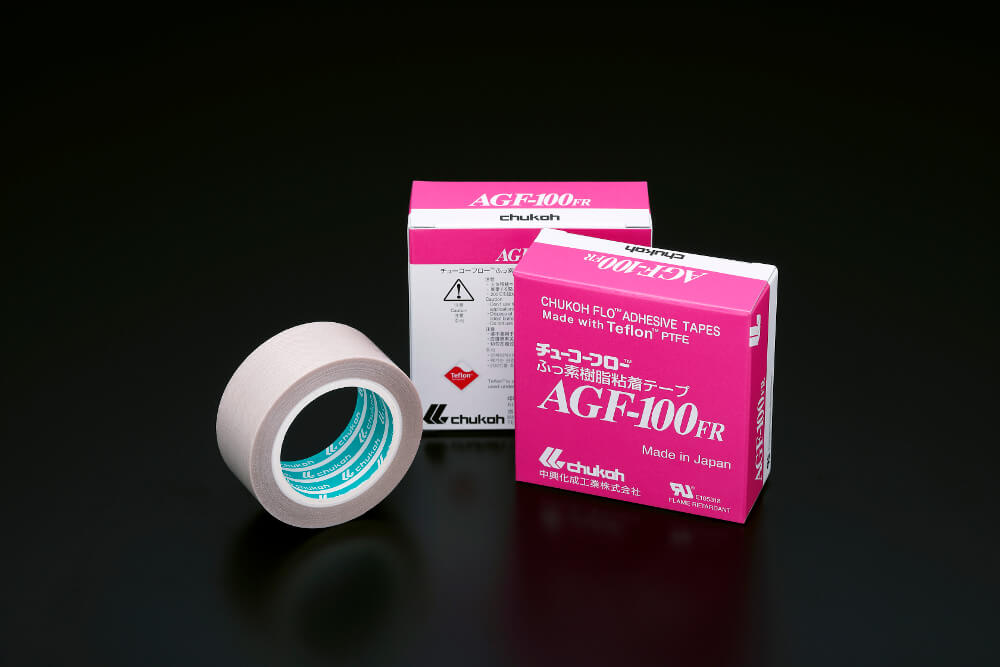 チューコーフロー 広幅・セパレーター付フッ素樹脂（ＰＴＦＥ）粘着テープ ＡＧＦ−４００−１０ ０．２９ｔ×１０００ｗ×１ｍ AGF-400-10-1M 