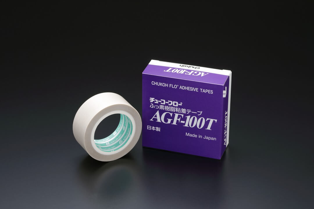 チューコーフロー 広幅・セパレーター付フッ素樹脂（ＰＴＦＥ）粘着テープ ＡＧＦ−４００−１０ ０．２９ｔ×１０００ｗ×１ｍ AGF-400-10-1M 